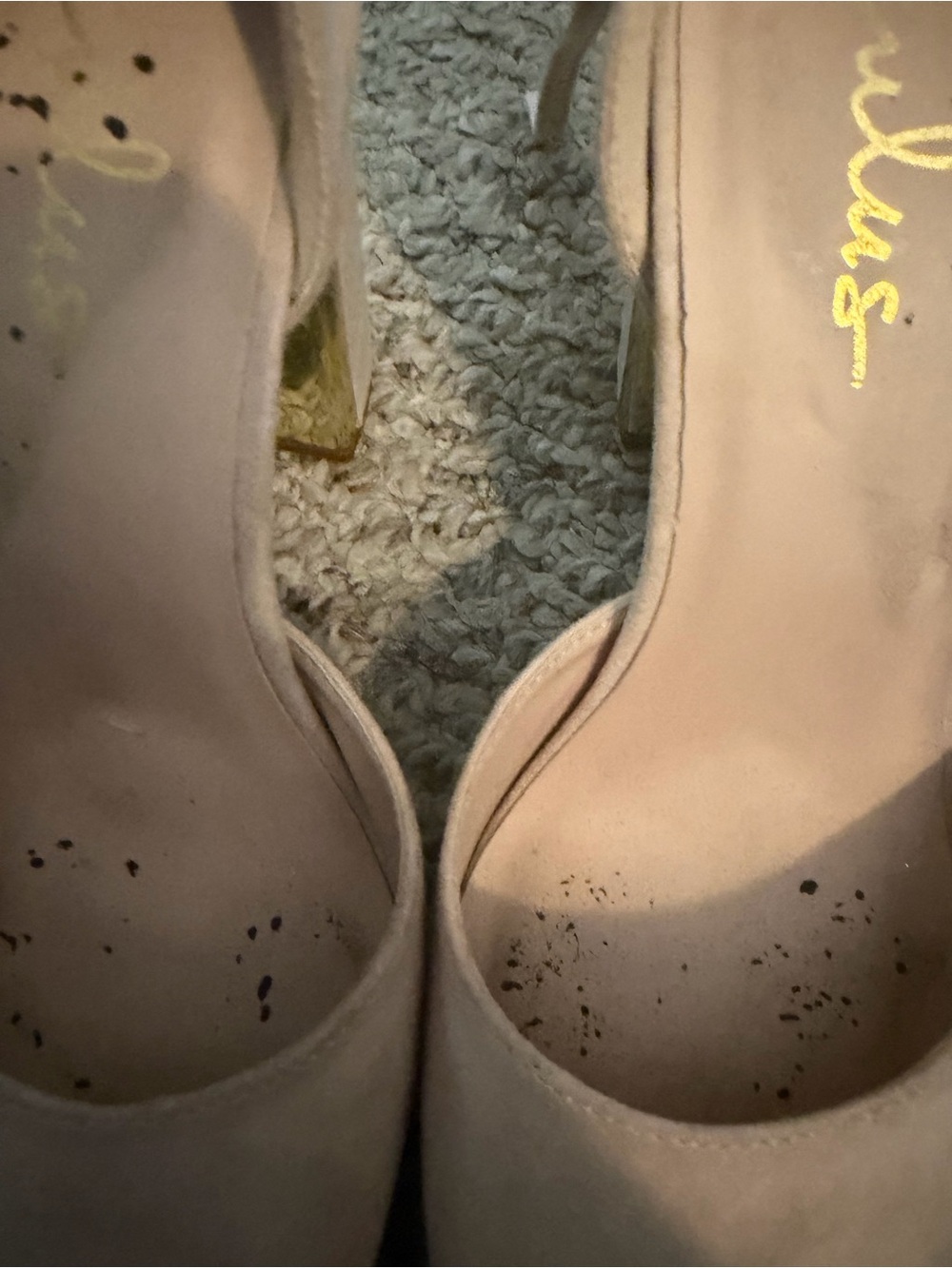 Lulu’s Nude Ankle Strap Closed Round Toe Sandal Heels - Picture 3 of 12
